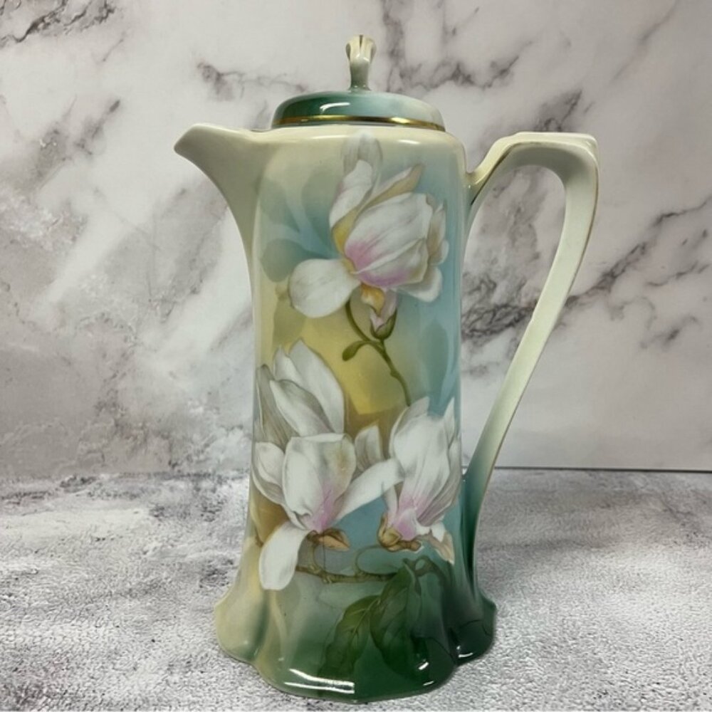 Beautiful Vintage RS Germany Large Chocolate Pot Pitcher